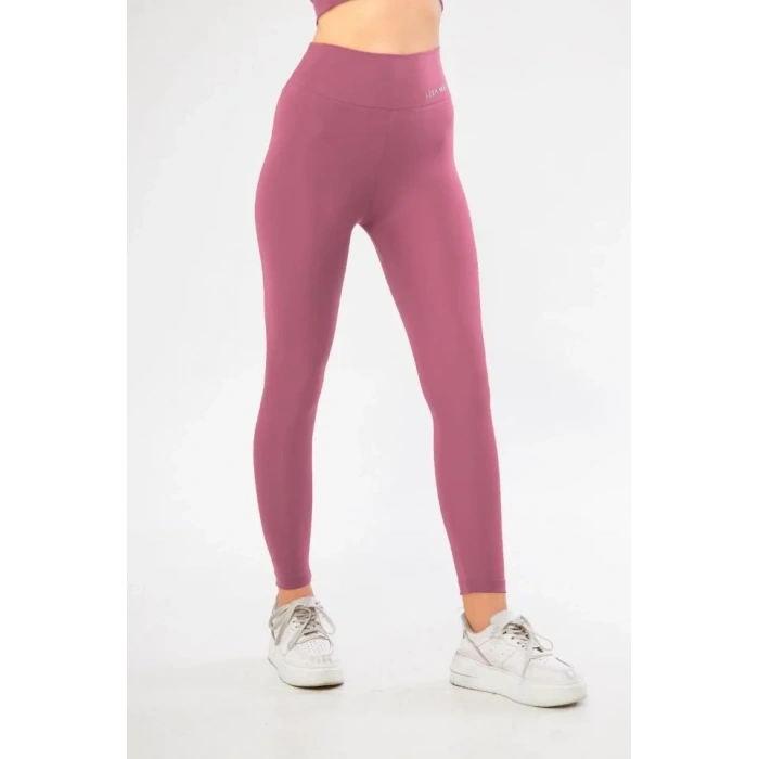 Dalgıç Yüksel Bel Baskılı Tayt  or