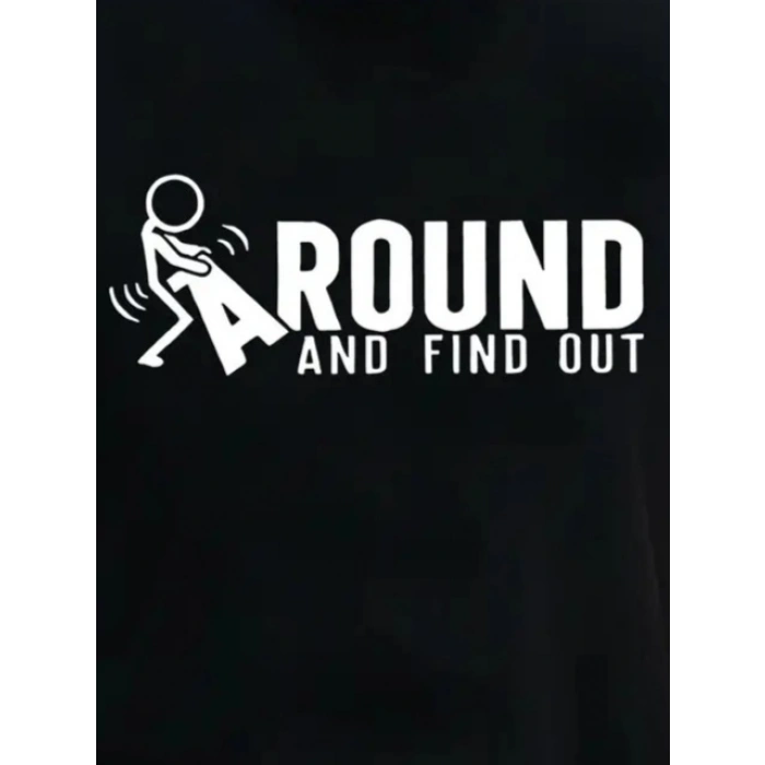 Erkek Around Baskılı Süprem Tshirt