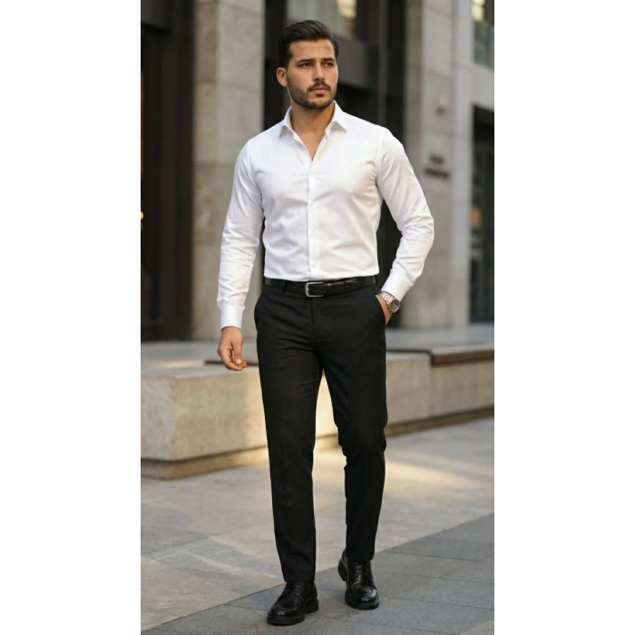 Erkek aten Klasik Gömlek