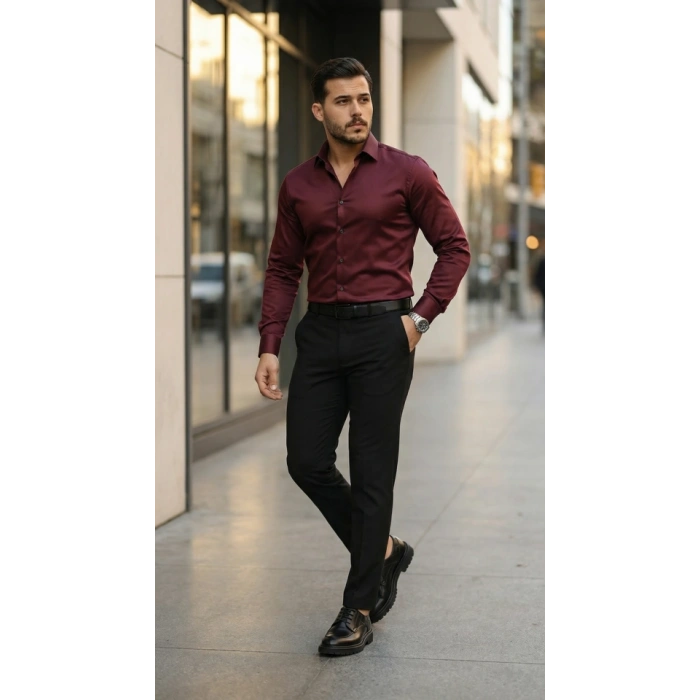 Erkek aten Klasik Gömlek