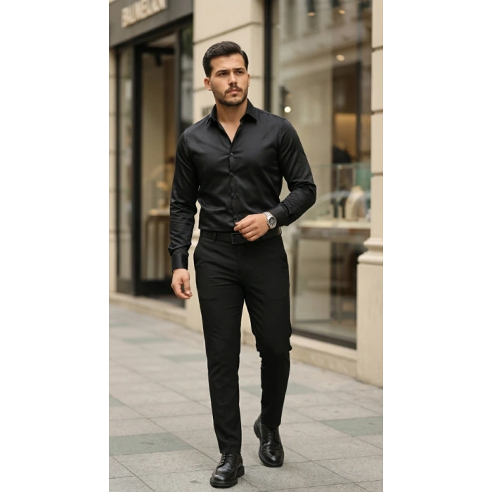 Erkek aten Klasik Gömlek