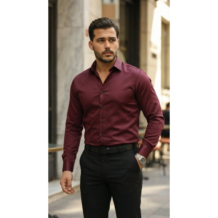 Erkek aten Klasik Gömlek