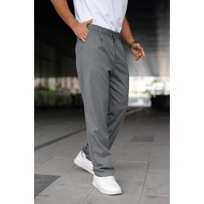 Erkek Beli astikli Baggy Pantolon