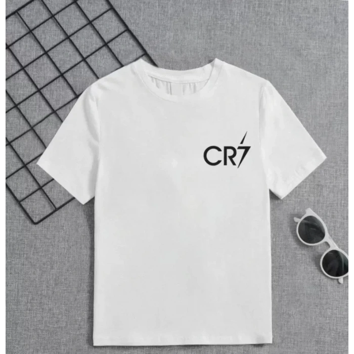 Erkek Çocuk Baskılı TShirt  Beyaz