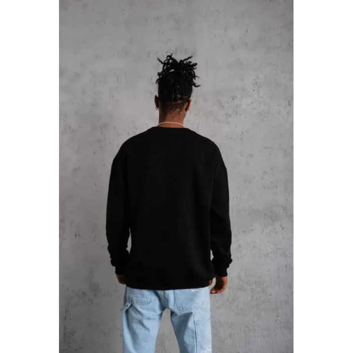 Erkek Düz Bisiklet Yaka weat  iyah