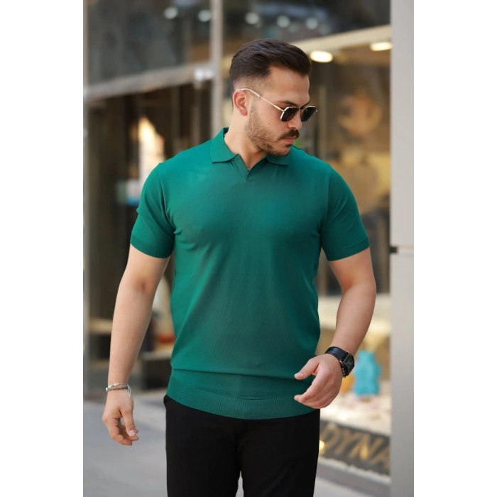 Erkek Hemşire Yaka Kısa Kollu Tişört