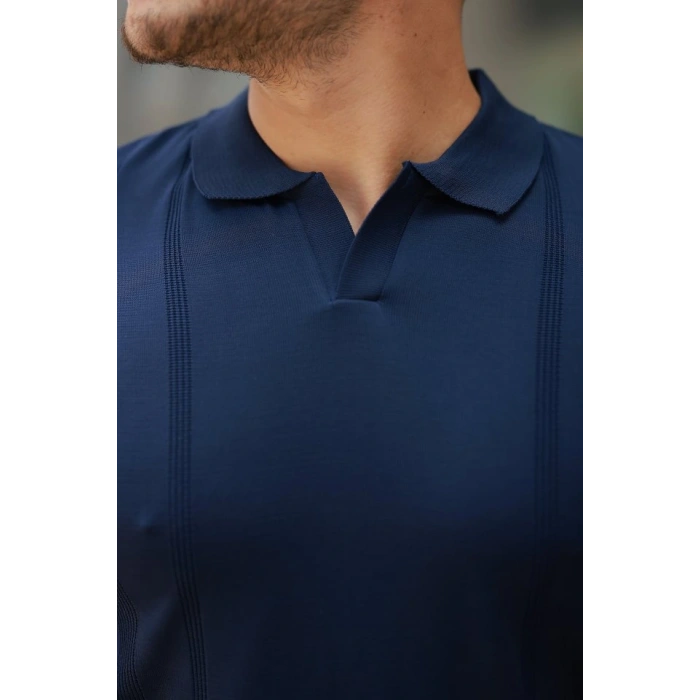 Erkek Hemşire Yaka Kısa Kollu Tişört