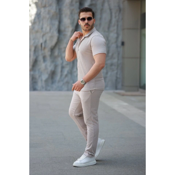 Erkek Ottoman Kumaş Pantolon Gömlek Takım