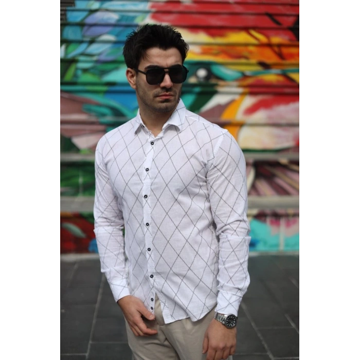 Erkek şamre Kumaş Gömlek