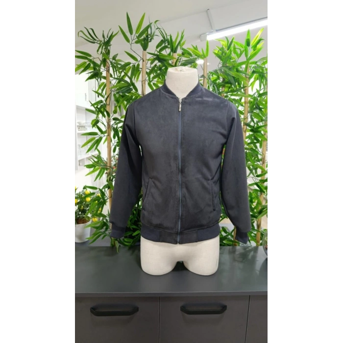 Erkek önden Fermuarlı Içi Astarlı üet Ceket