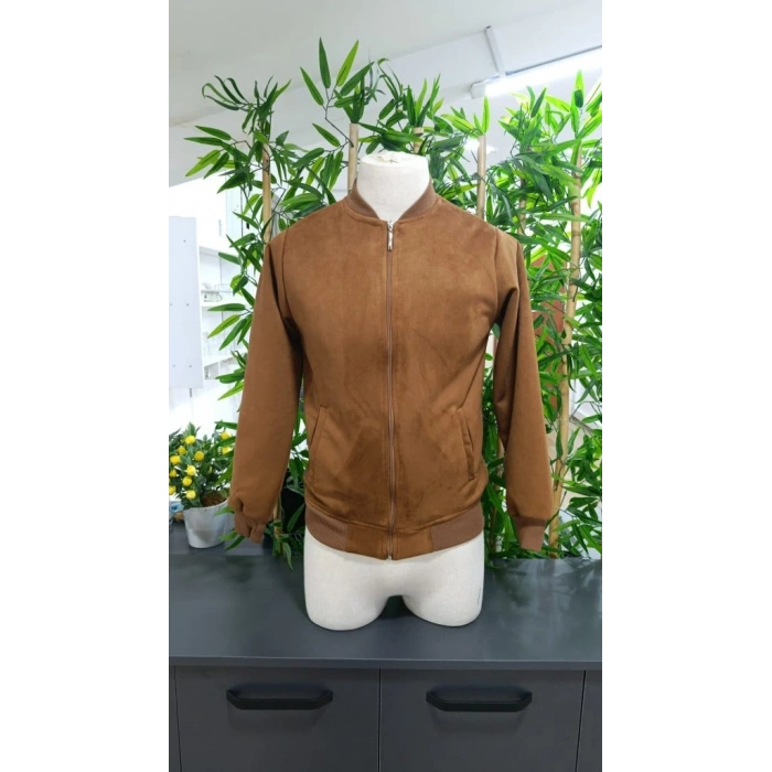 Erkek önden Fermuarlı Içi Astarlı üet Ceket