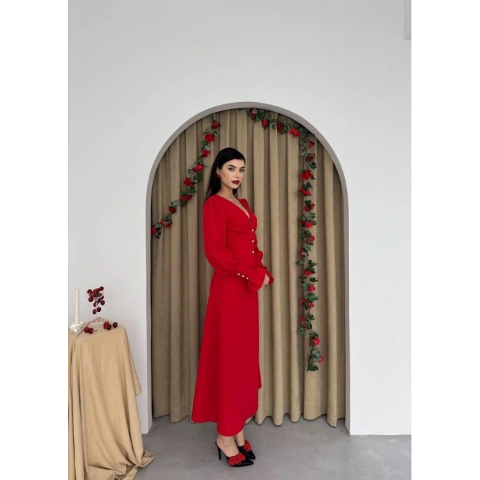 eta Düğme Detaylı Elbise