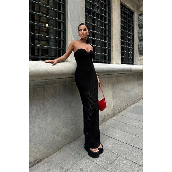 Eudora Ajurlu StraplezElbise 2771