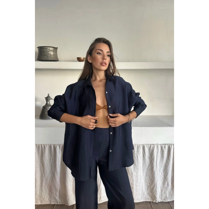 GÖLEKPANTOLON TAKI CUPRA KUAŞ  Lacivert