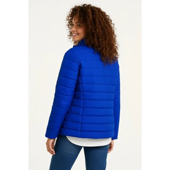 ikro u İtici Kapitone Baskılı Astarlı Fermuarlı Bomber ont  aks avisi