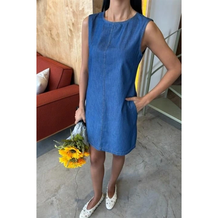 ırt Bağcıklı Tensel Elbise 2880