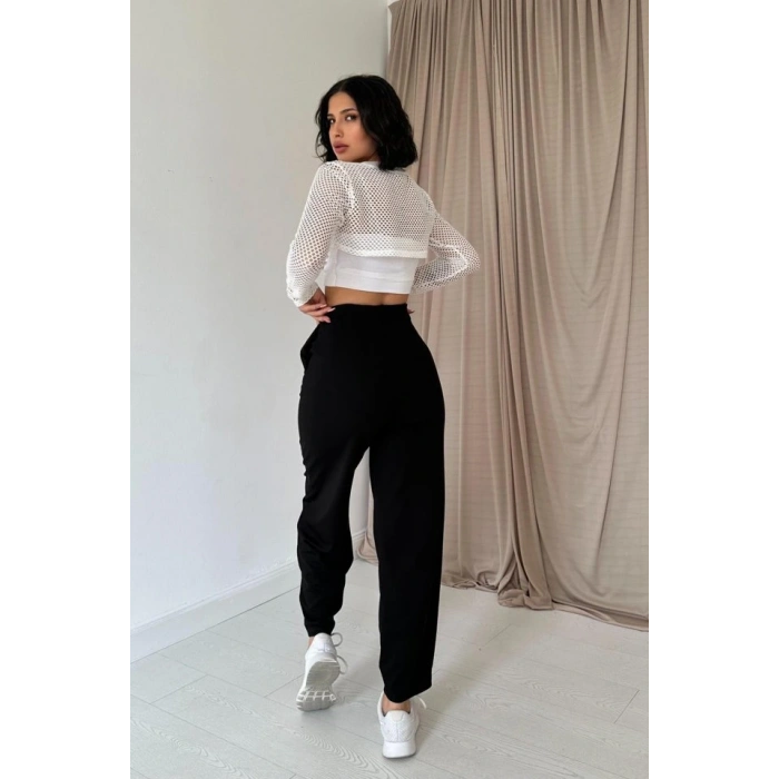 iyah Pensli astik Detaylı Pantolon