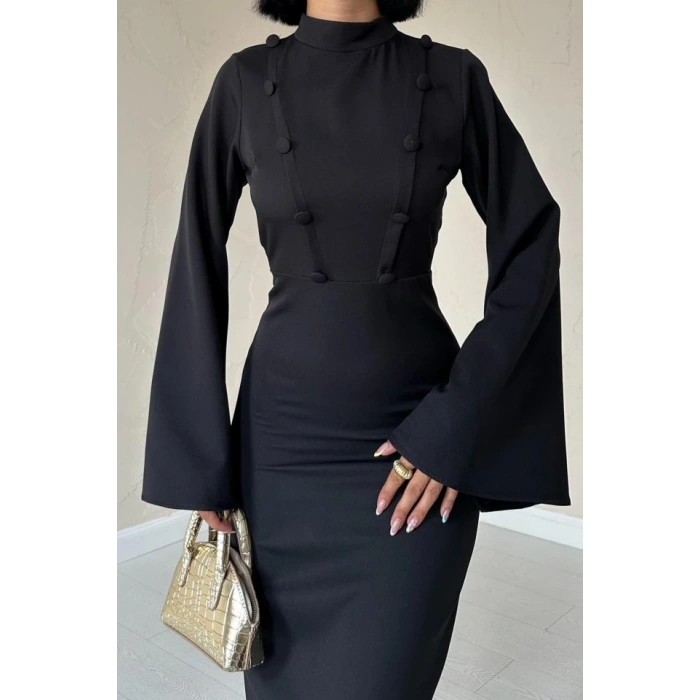 iyah Tek Kollu Elbise