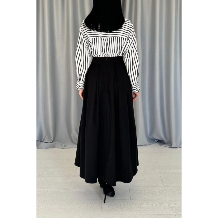 iyah Uzun Pileli Etek