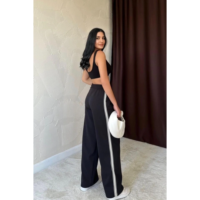 iyah Yanları Şeritli Pantolon