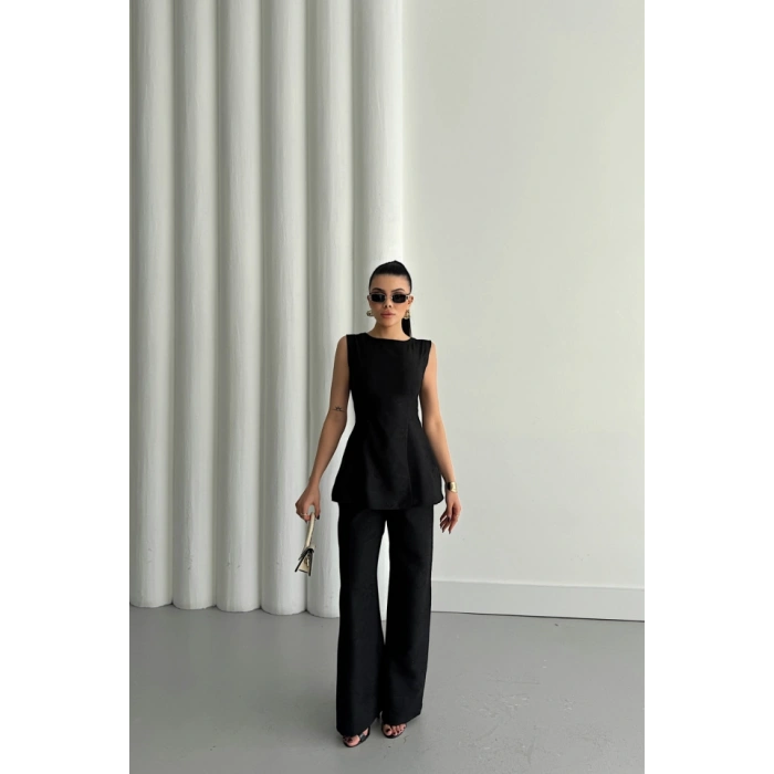 JAKAR KETEN KOLUZ BLUZPANTOLON TK  iyah