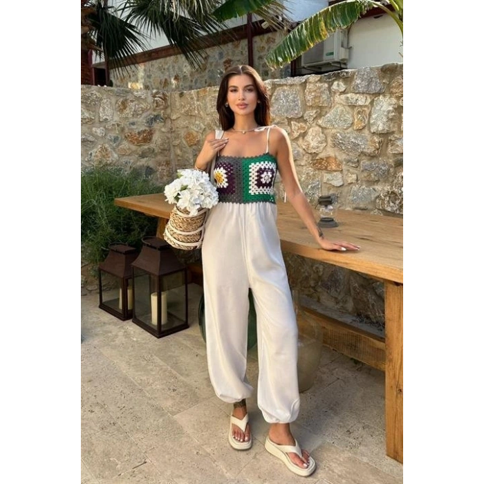 Jasmin Süzüneli Keten Tulum 128008