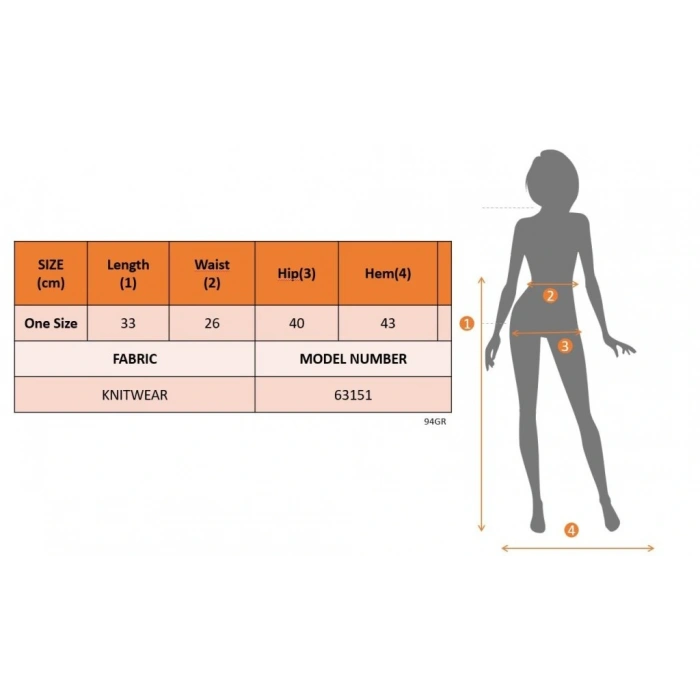 Kadın Bağcıklı Mini Triko Etek