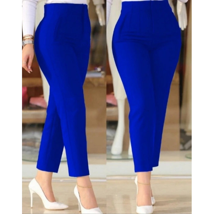 Kadın çima Detay Ithal Krep Pantolon