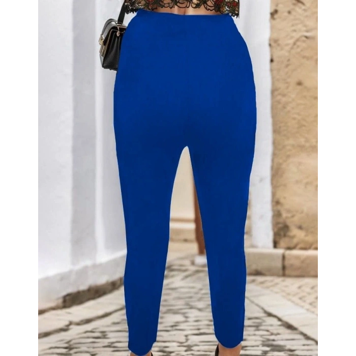 Kadın çima Detay Ithal Krep Pantolon