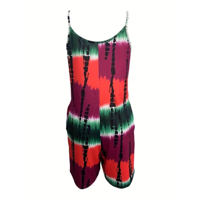 Kadın Ip Askılı Yuvarlak Yaka Cepli Kısa şort Süprem Takım