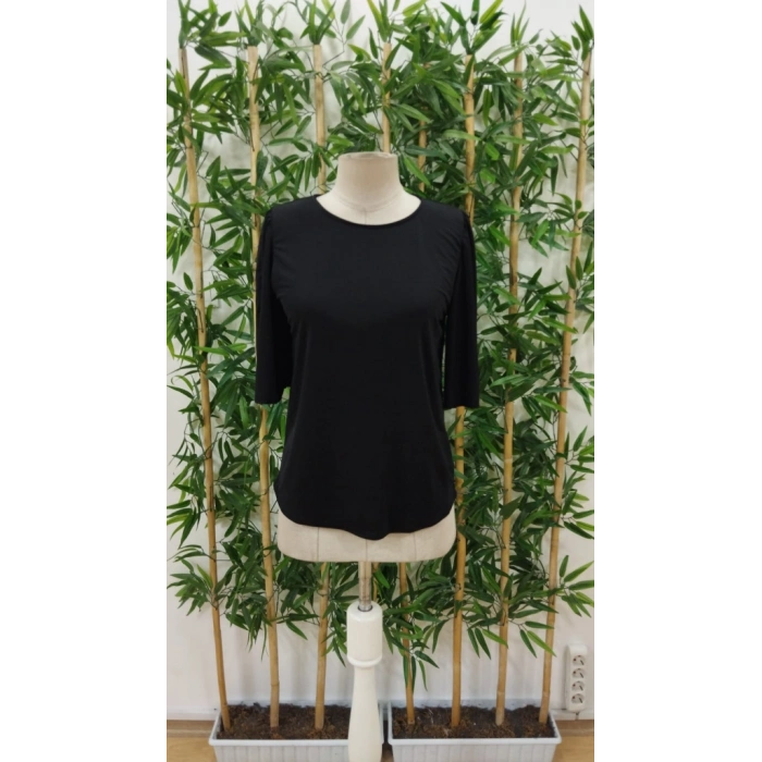 Kadın Kısa Kollu Yuvarlak Yaka Sandy Bluz