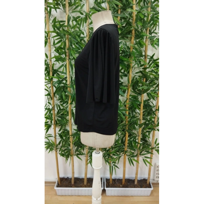 Kadın Kısa Kollu Yuvarlak Yaka Sandy Bluz