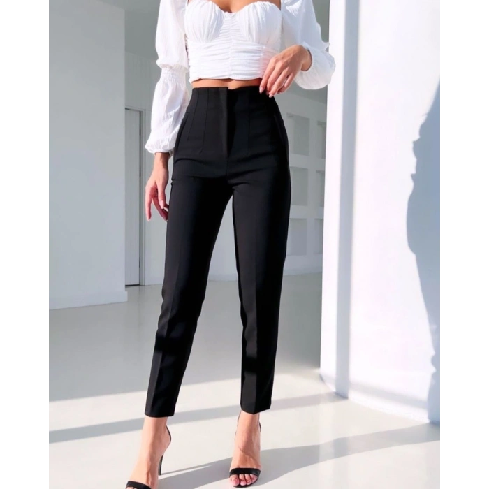 Kadın Plazo Dounle Kumaş Pantolon