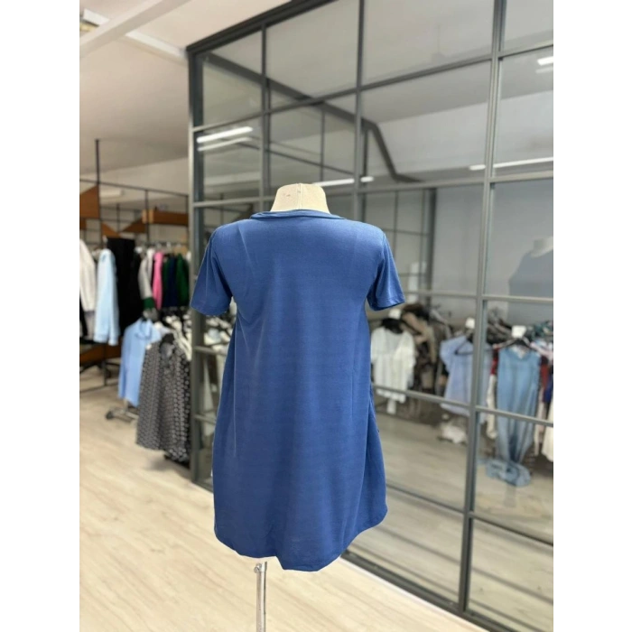 Kadın Türlü Viskon Kumaş Yırtmaç Detaylı Bluz