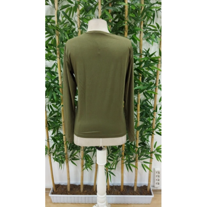 Kadın Uzun Kollu Bisiklet Yaka Kurukafa Desenli Viskon Bluz