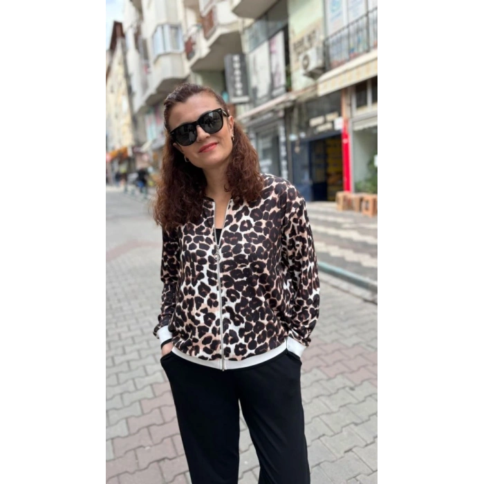 Kadın Uzun Kollu epoar Detay odal Kumaş Ikili Takım