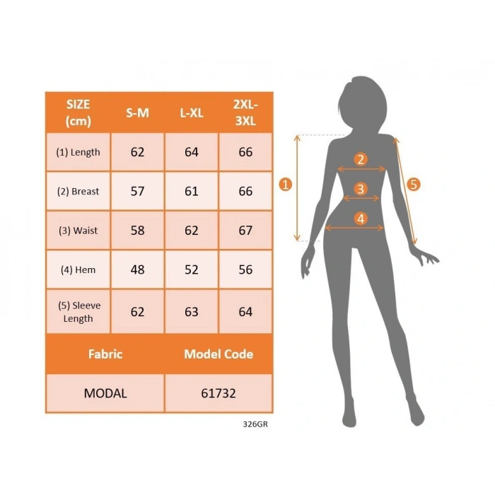 Kadın Uzun Kollu önden Fermuarlı Modal Ceket