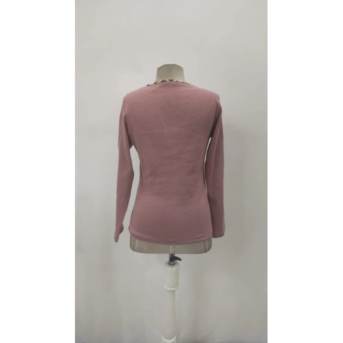 Kadın Uzun Kollu V Yakalı Kaşkorse Bluz