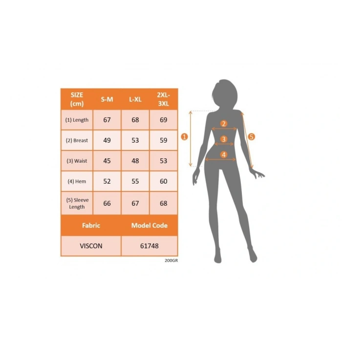 Kadın Uzun Kollu V Yakalı Tül Göğüs Dekolte Detaylı Viskon Bluz