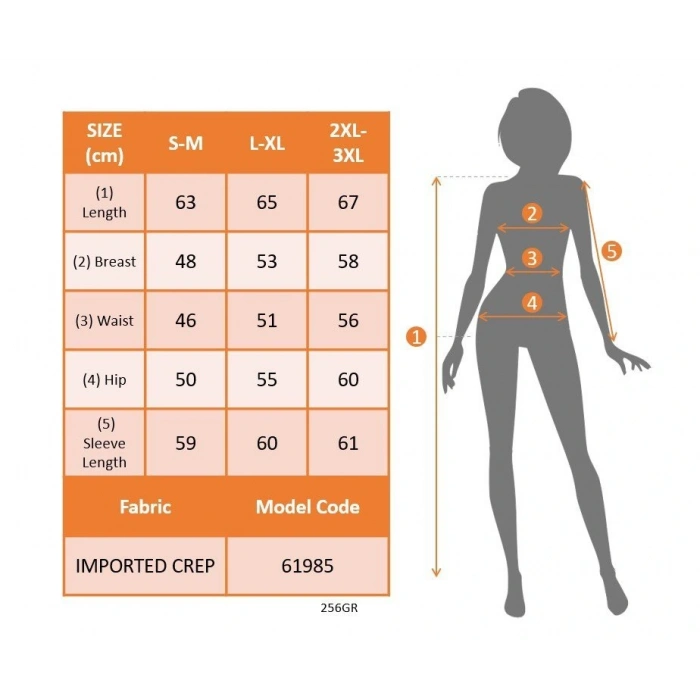 Kadın Uzun Kollu Yaka Detaylı Düğmeli Ithal Krep Bluz