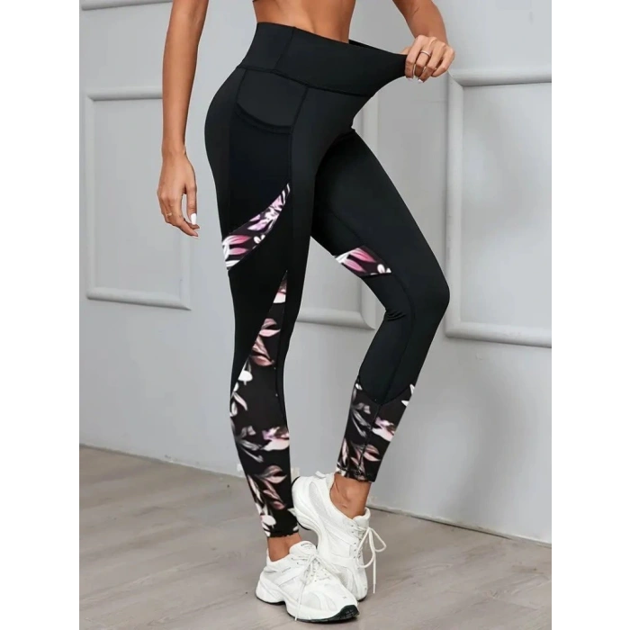 Kadın Yüksek Bel Cep Detaylı Dalgıç Pantolon