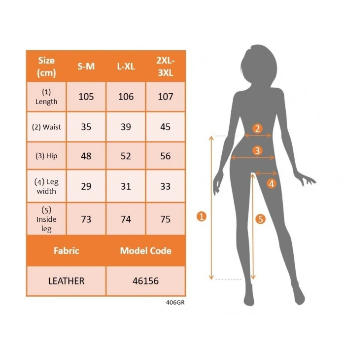 Kadın Yüksek Bel Kuşaklı Deri Pantolon