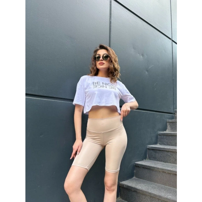 Kadın Yüksek Ben Toparlayıcı ort Tayt