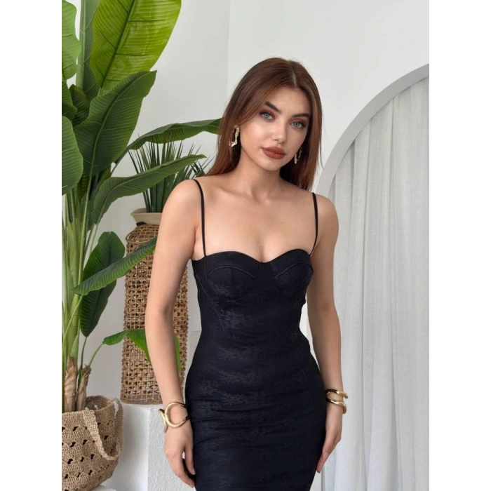 Kalıse İp Askılı Elbise