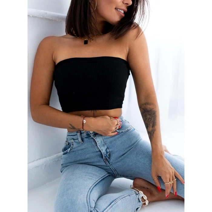 Kaşkorse Kumaş Büstiyer Bluz