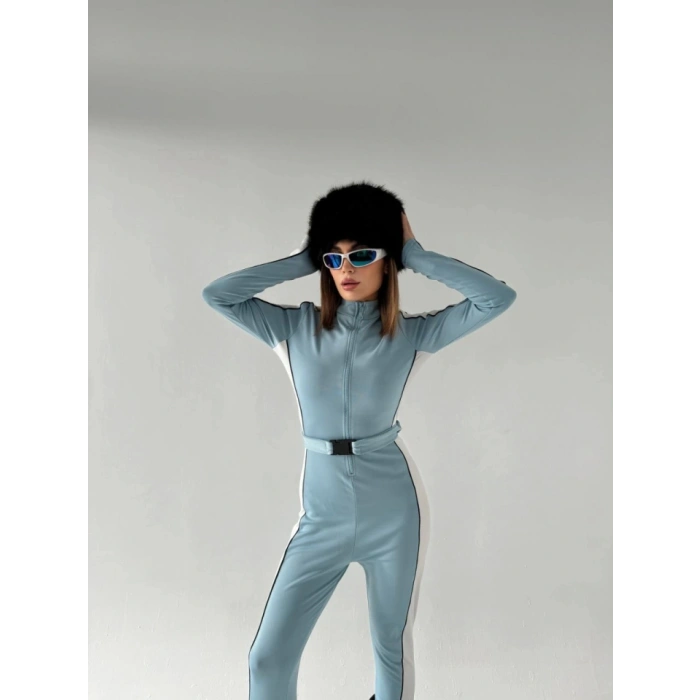 Kemer Detaylı Fermuarlı Tulum  Bebe avisi