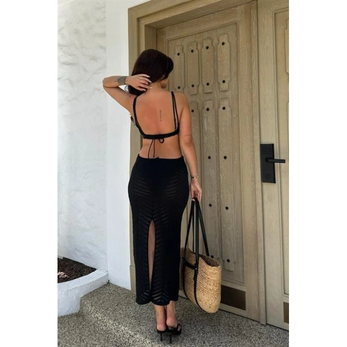 Kerry Sırt Dekolteli Cut Out Elbise 2776