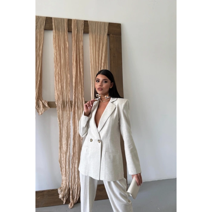 KETEN CEKET  PANTOON TAKI  Ham