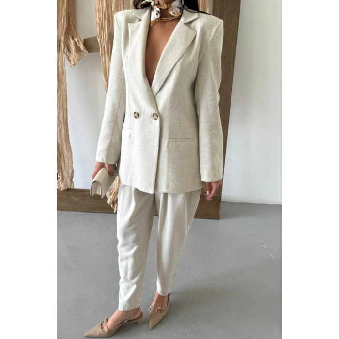 KETEN CEKET  PANTOON TAKI  Ham