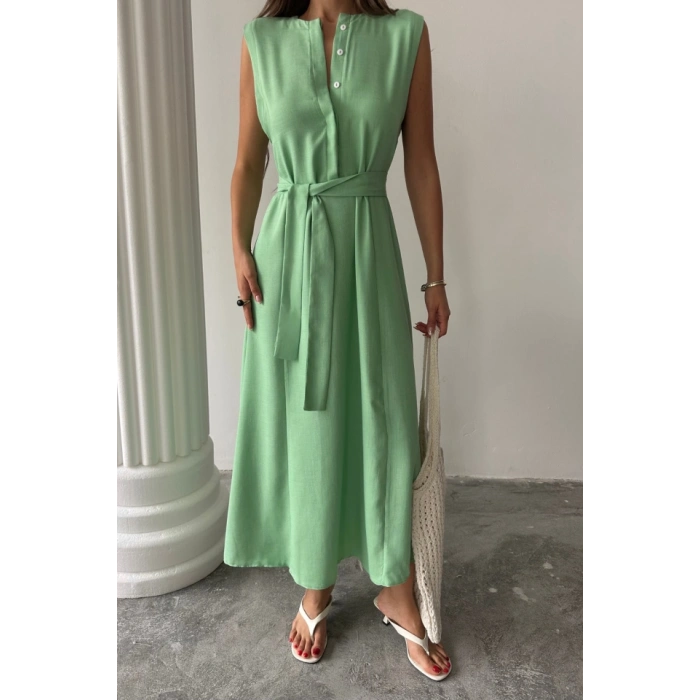 KETEN EBİSE KOSUZ BE BAĞAAI AXİ EBİSE  Yeşil